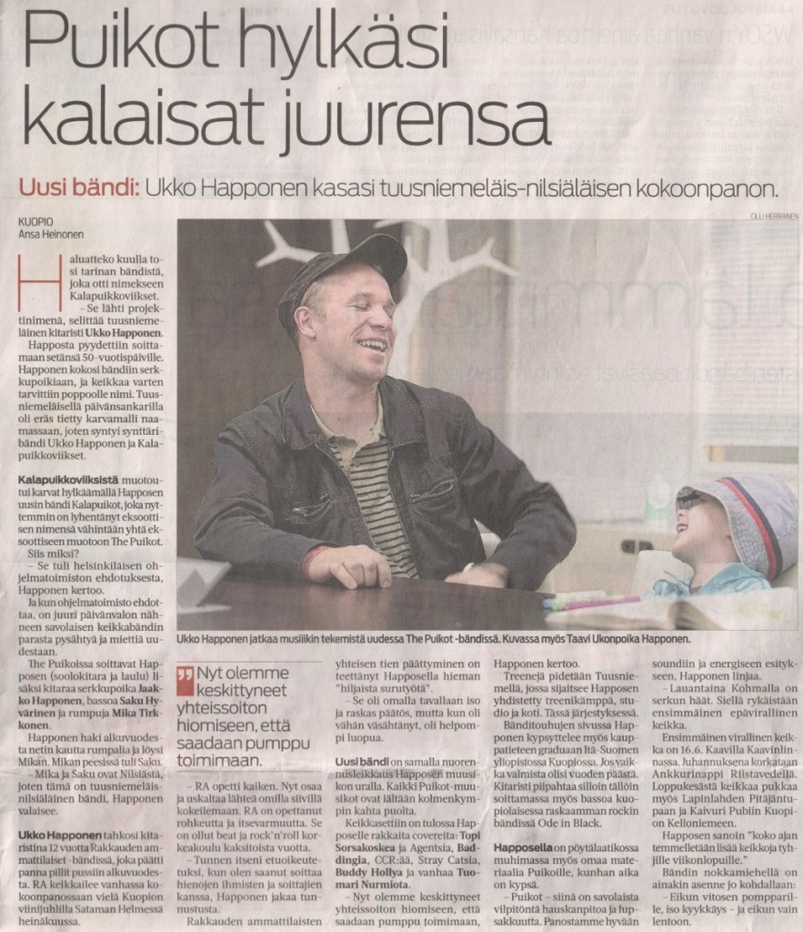 The Puikot - Savon Sanomat 17.5.2012 small